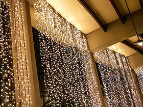 curtain decoration lights