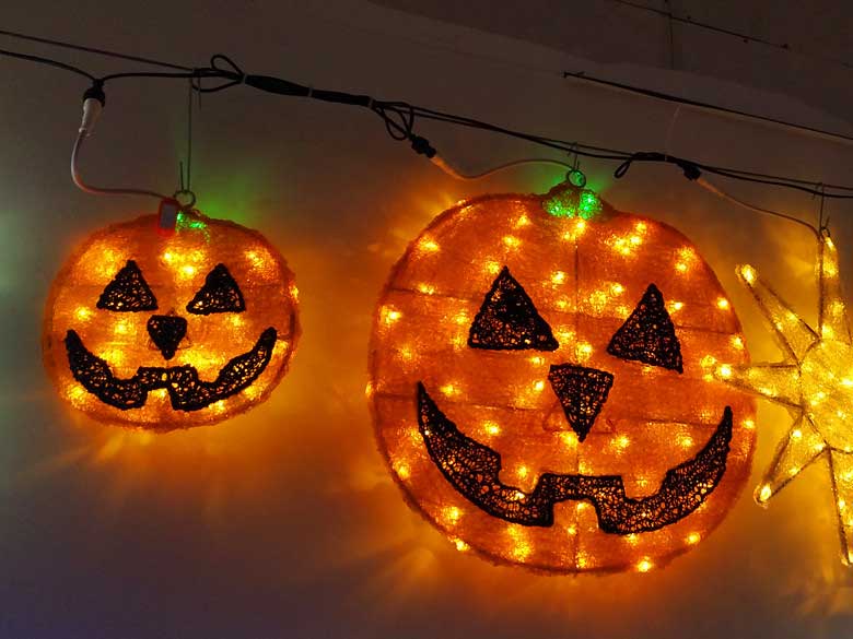 led Halloween decoration lights