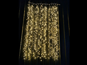 warm white led curtain lights